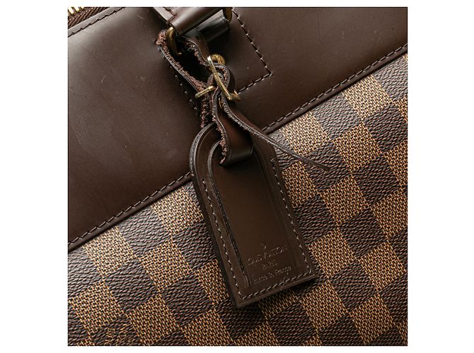 Louis Vuitton Marrone Damier Ebene Greenwich PM - vista 10