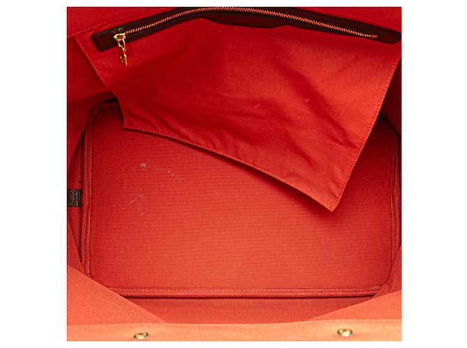 Louis Vuitton Marrone Damier Ebene Greenwich PM - vista 4