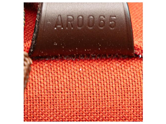 Louis Vuitton Marrone Damier Ebene Greenwich PM - vista 7