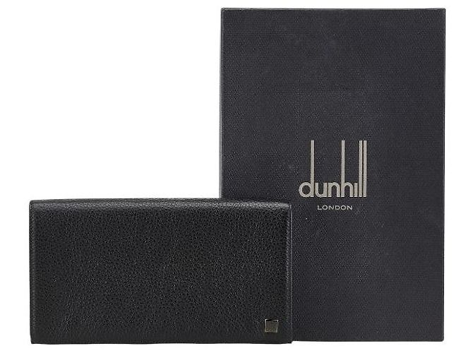 Alfred Dunhill Portafoglio lungo in pelle con logo Dunhill - vista 12