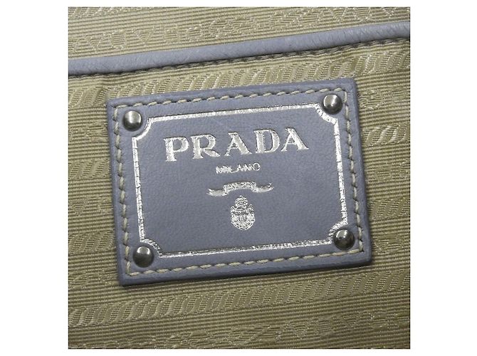 Borsa 2WAY in pelle nappa antica Prada BN2321 Blu Blu chiaro - vista 10