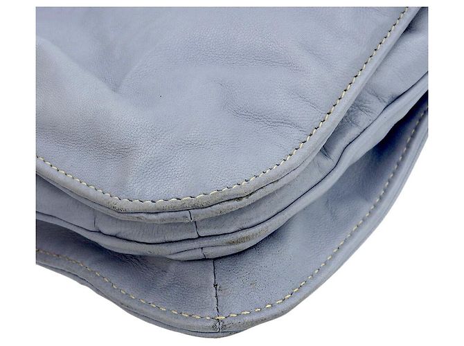 Borsa 2WAY in pelle nappa antica Prada BN2321 Blu Blu chiaro - vista 4