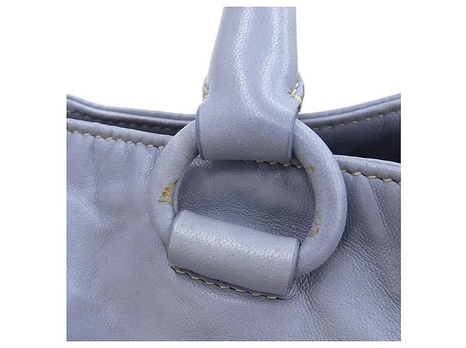 Borsa 2WAY in pelle nappa antica Prada BN2321 Blu Blu chiaro - vista 5