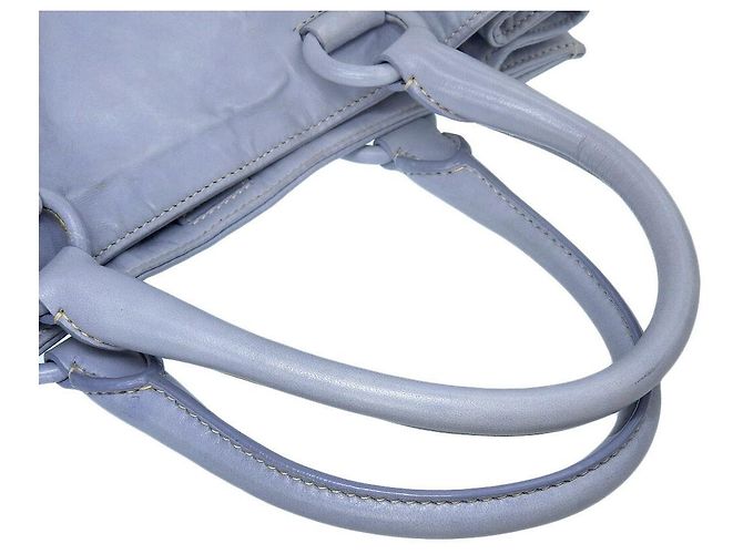 Borsa 2WAY in pelle nappa antica Prada BN2321 Blu Blu chiaro - vista 6