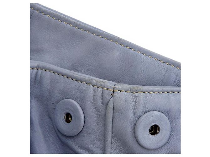 Borsa 2WAY in pelle nappa antica Prada BN2321 Blu Blu chiaro - vista 7