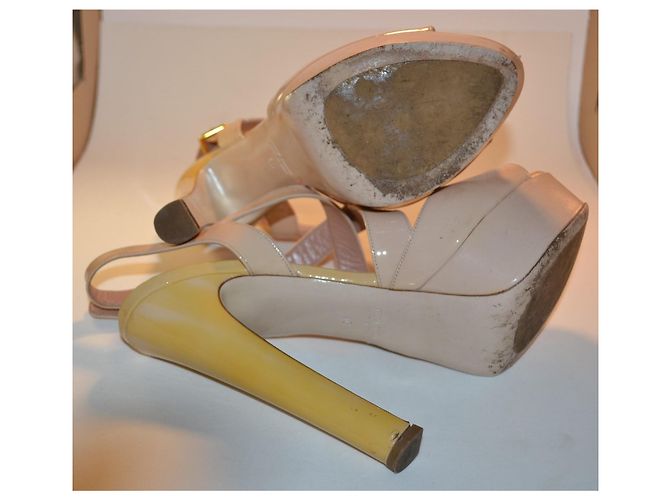 Sandali Miu Miu in vernice Multicolore - vista 5