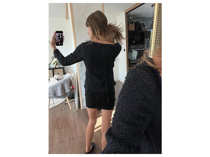 Prada Vintage Marineblaue Jacke - Größe 42 / XL - Ansicht 7