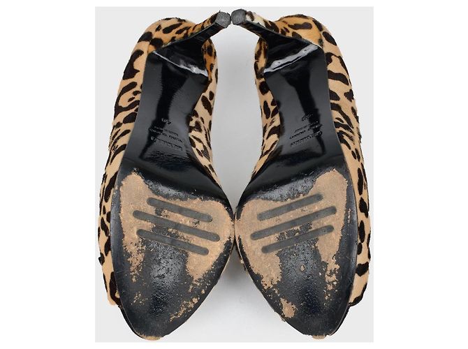 Le Silla Absatzschuhe Leopardenmuster Leder 40 Leopardenprint - Ansicht 5
