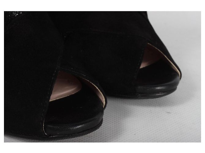 Botines de tacón Miu Miu Negro - vista 4