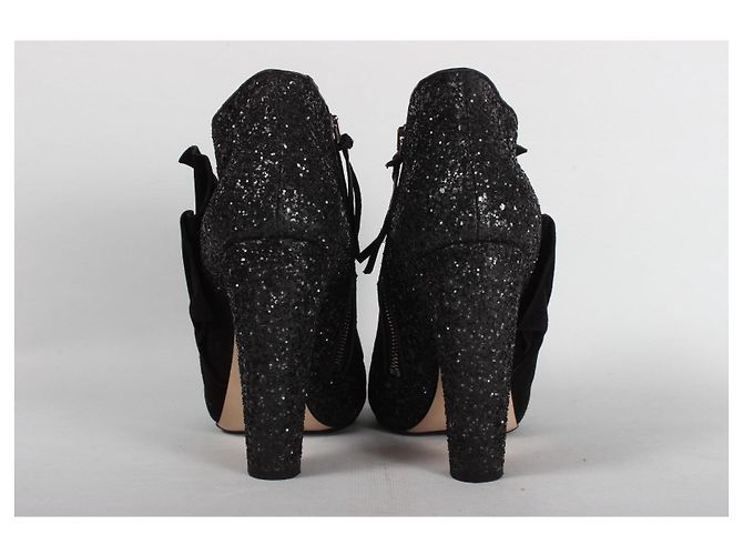Botines de tacón Miu Miu Negro - vista 7