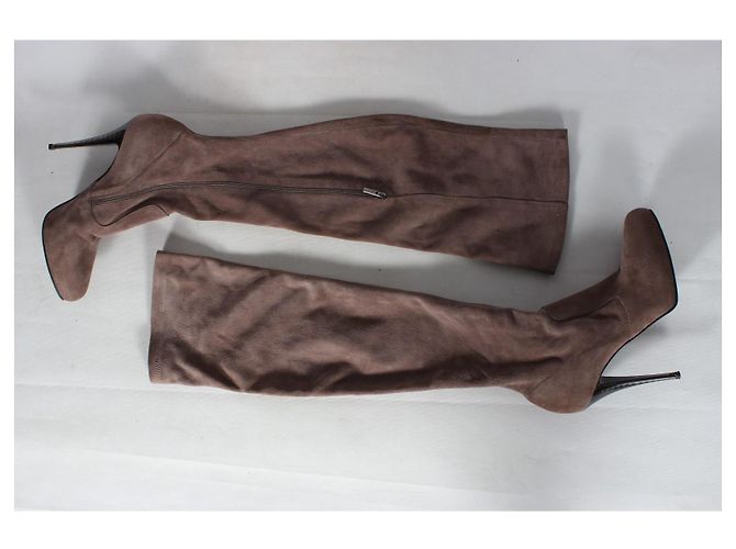 Le Silla Over-the-Knee Stretch Sock Boots Beige - Ansicht 9