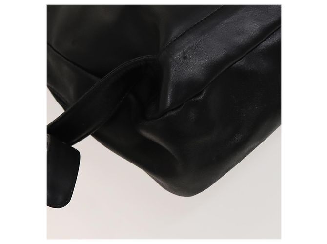 Zaino in pelle nero e oro Gianni Versace Auth BA3548 D'oro - vista 10