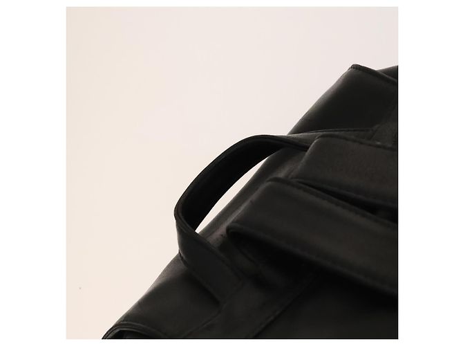 Zaino in pelle nero e oro Gianni Versace Auth BA3548 D'oro - vista 8