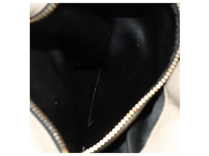 Borsa a Spalla Miu Miu in Pelle 2way Grigia Oro Auth yk18463 Marrone D'oro - vista 21