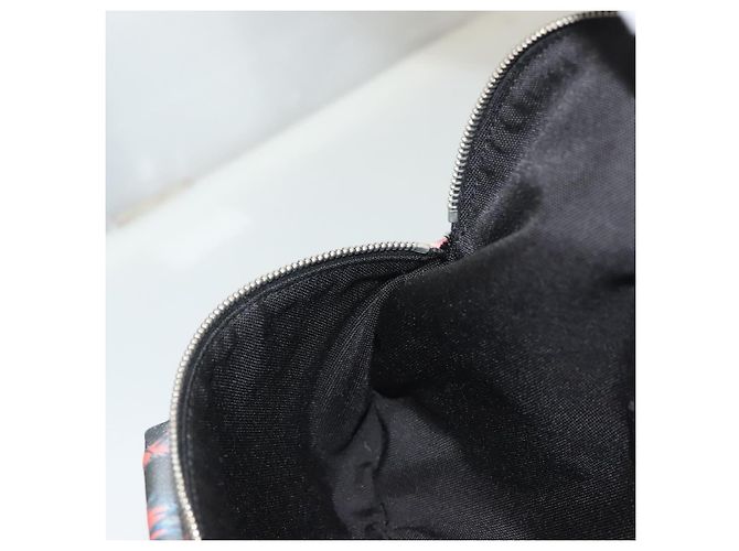 Borsa a tracolla in nylon rosa argento SAINT LAURENT Auth bs27374 - vista 24