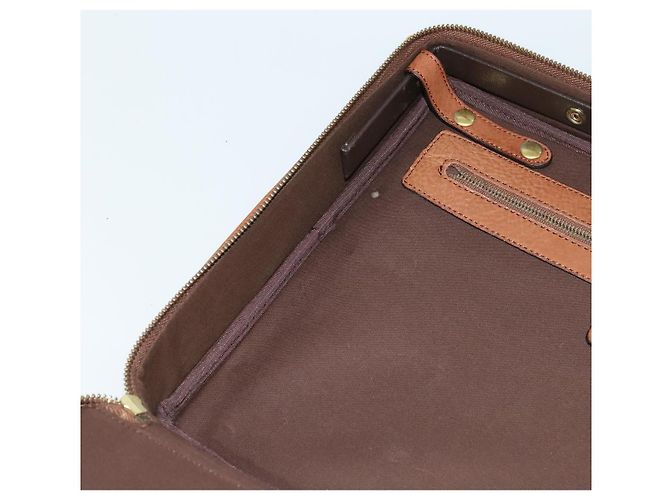 VALENTINO Borsa a mano in pelle 2 in 1 Marrone Oro Auth bs27369 D'oro - vista 19