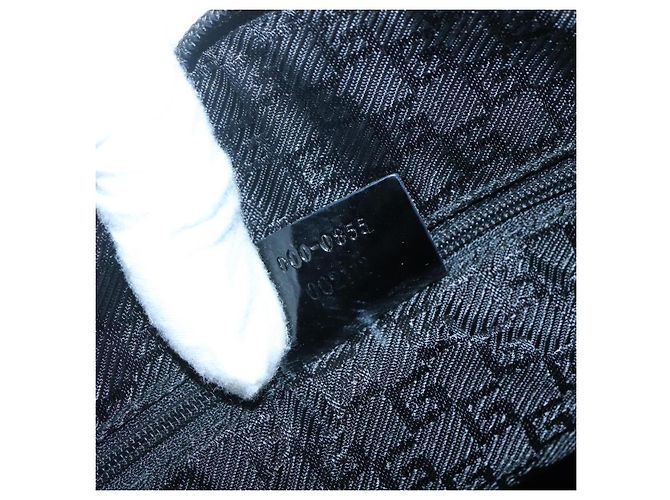 Sac à main GUCCI en toile beige doré 000 0855 Auth ti3315 - vue 12