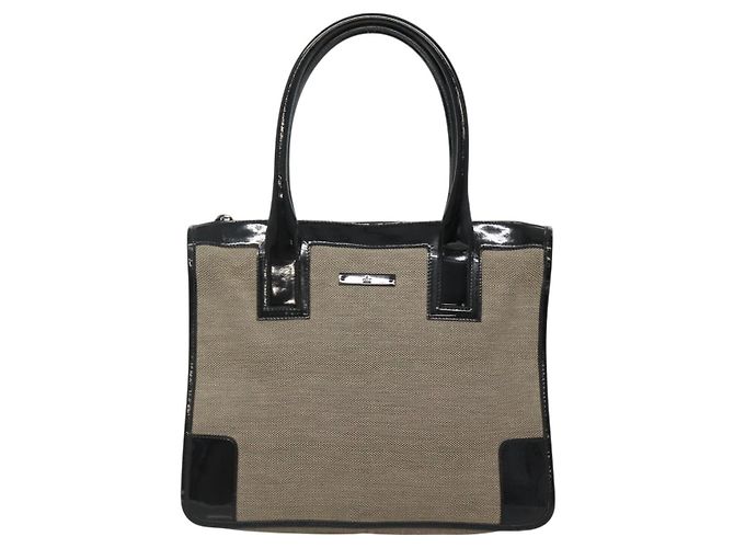 Sac à main GUCCI en toile beige doré 000 0855 Auth ti3315 - vue 13