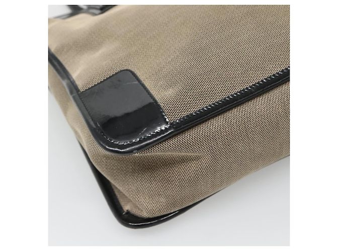 Sac à main GUCCI en toile beige doré 000 0855 Auth ti3315 - vue 16