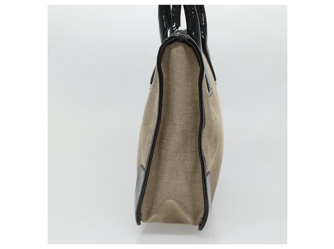 Sac à main GUCCI en toile beige doré 000 0855 Auth ti3315 - vue 4