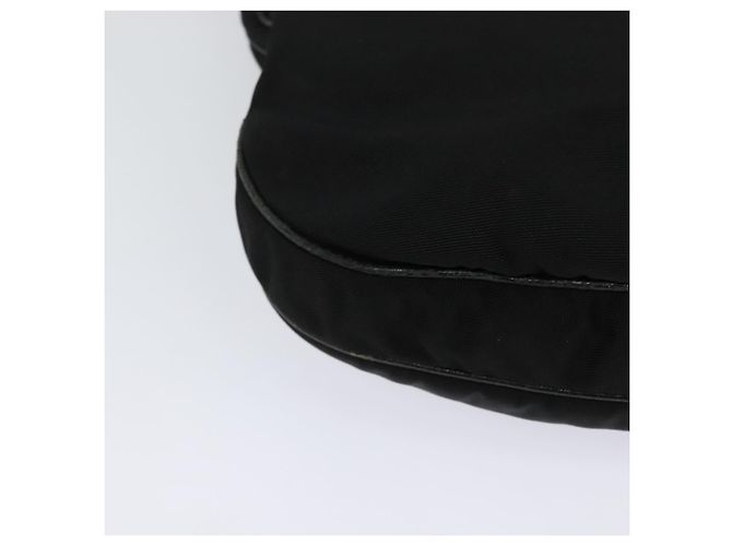 Borsa a Spalla GUCCI in Nylon Pelle Nera Argento 001 3307 Auth bs27066 Nero - vista 15