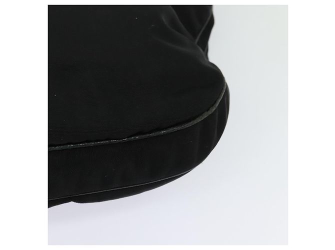 Borsa a Spalla GUCCI in Nylon Pelle Nera Argento 001 3307 Auth bs27066 Nero - vista 16