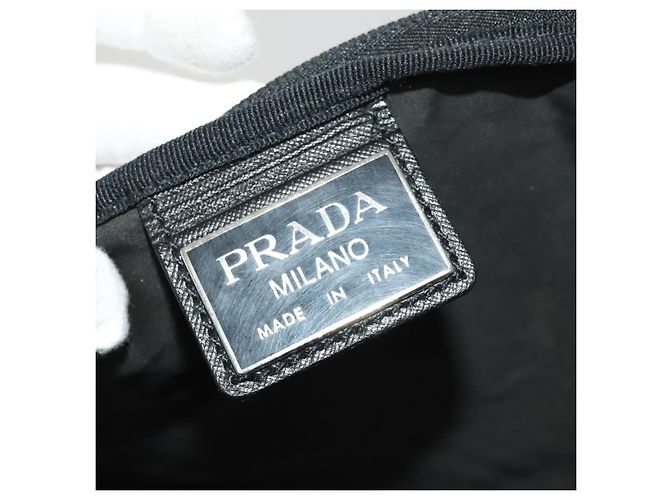 PRADA Funda para prendas de nylon negro Auth bs27437 - vista 29