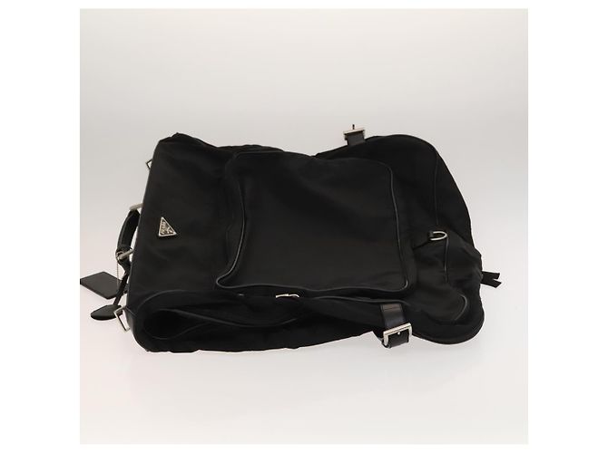 PRADA Funda para prendas de nylon negro Auth bs27437 - vista 4