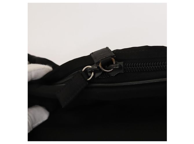 PRADA Funda para prendas de nylon negro Auth bs27437 - vista 9
