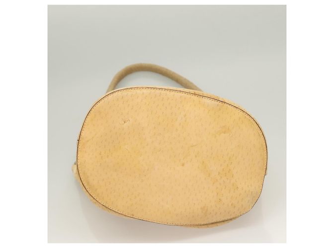 Prada Bolsa de Ombro de Couro Bege Auth 129420 - vista 5