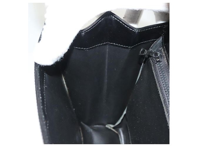 Céline Borsa a Spalla in Pelle Nera e Oro Auth BA3770 Nero D'oro - vista 19