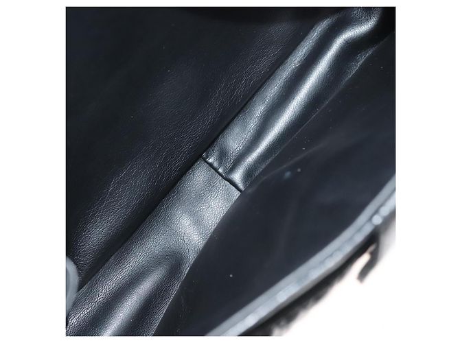 BALLY Borsa a Spalla in Pelle Trapuntata con Catena Nero Oro Auth BA3955 D'oro - vista 11