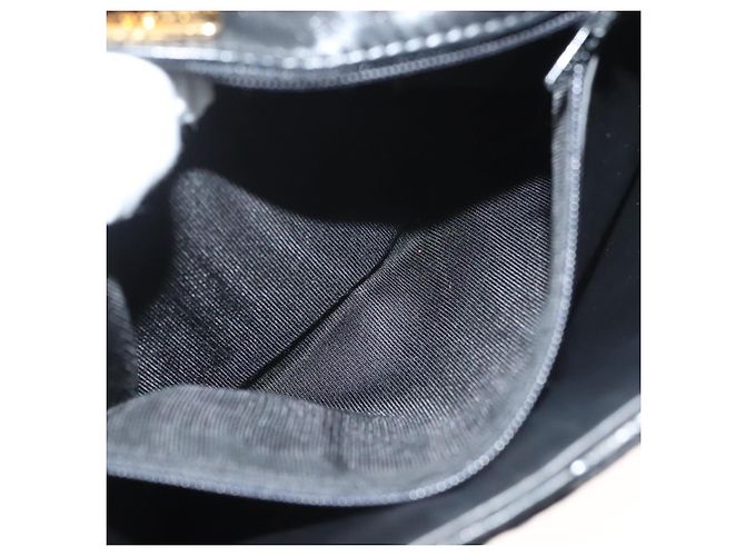 BALLY Borsa a Spalla in Pelle Trapuntata con Catena Nero Oro Auth BA3955 D'oro - vista 22