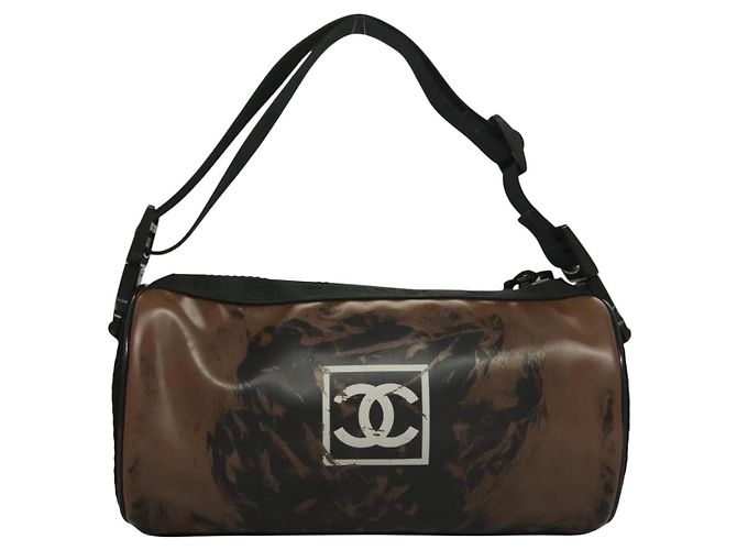 Borsa a Spalla CHANEL PVC Nera CC Auth bs27803 Nero - vista 2