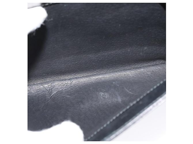 Borsa a spalla in pelle nera e oro della linea Sherry di GUCCI Auth ep9327 Nero D'oro - vista 11