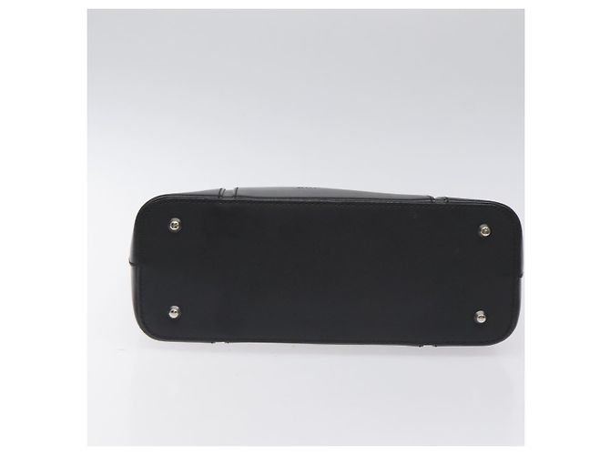 Borsa a mano in pelle nera e argento autentica BURBERRY ep9535 Nero - vista 5