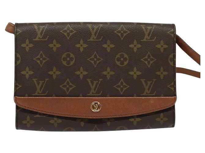 LOUIS VUITTON Borsa a Spalla Monogram Bordeaux 24 M51798 LV Auth ep9509 Monogramma - vista 13