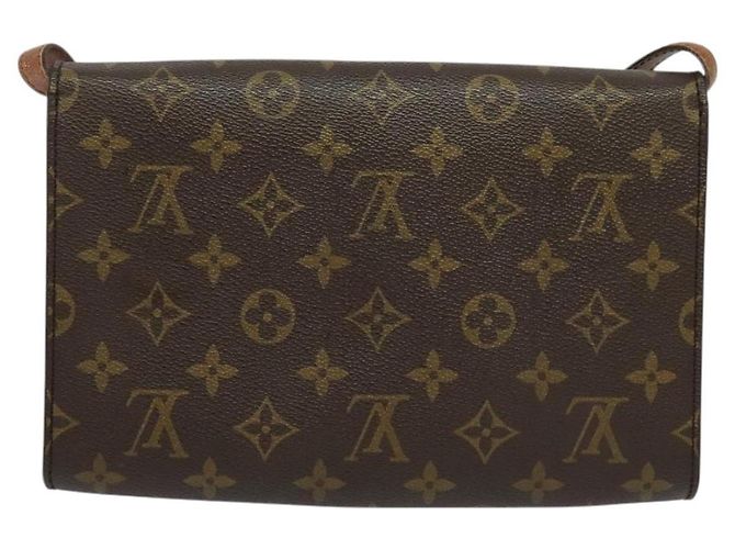 LOUIS VUITTON Borsa a Spalla Monogram Bordeaux 24 M51798 LV Auth ep9509 Monogramma - vista 2