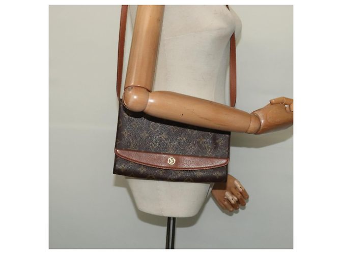 LOUIS VUITTON Borsa a Spalla Monogram Bordeaux 24 M51798 LV Auth ep9509 Monogramma - vista 22