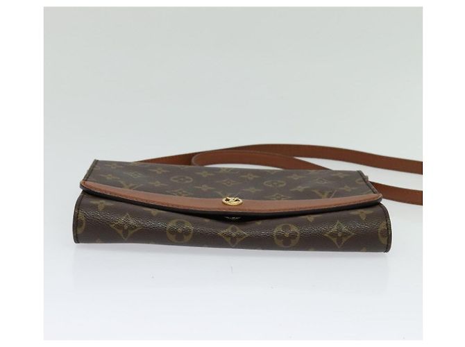 LOUIS VUITTON Borsa a Spalla Monogram Bordeaux 24 M51798 LV Auth ep9509 Monogramma - vista 5
