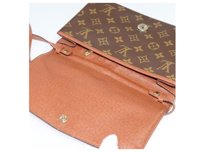 LOUIS VUITTON Borsa a Spalla Monogram Bordeaux 24 M51798 LV Auth ep9509 Monogramma - vista 9