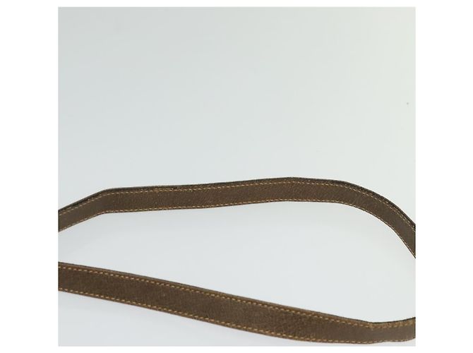 Gucci Sac à bandoulière GG Supreme en PVC beige et or Auth th6212 Doré - vue 8
