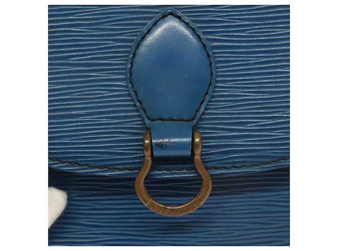 LOUIS VUITTON Borsa a Spalla Epi Saint Cloud PM Blu M52195 LV Auth ep9356 - vista 17