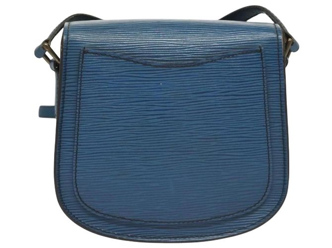 LOUIS VUITTON Borsa a Spalla Epi Saint Cloud PM Blu M52195 LV Auth ep9356 - vista 2