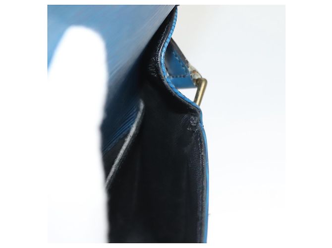 LOUIS VUITTON Borsa a Spalla Epi Saint Cloud PM Blu M52195 LV Auth ep9356 - vista 20