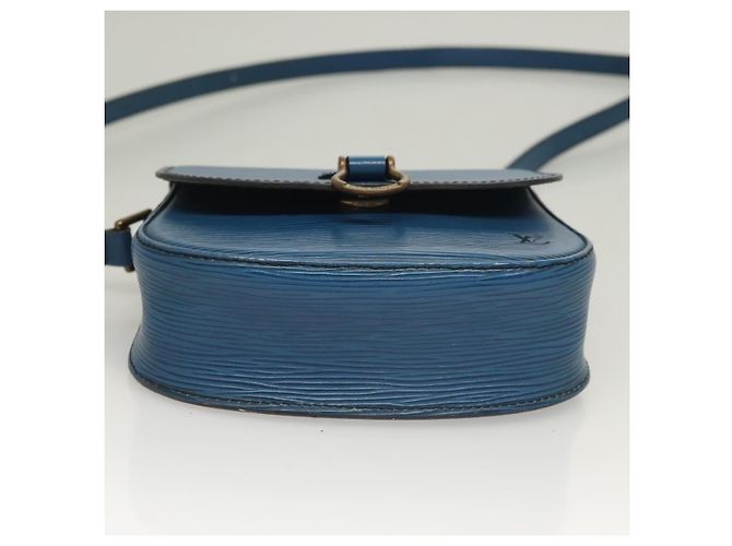 LOUIS VUITTON Borsa a Spalla Epi Saint Cloud PM Blu M52195 LV Auth ep9356 - vista 5