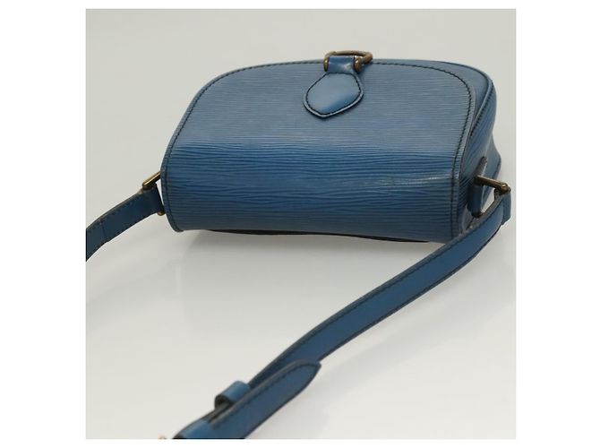 LOUIS VUITTON Borsa a Spalla Epi Saint Cloud PM Blu M52195 LV Auth ep9356 - vista 6