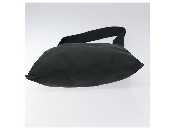 Borsa a Spalla PRADA in Nylon Nero Argento Autentica mr1401 - vista 5
