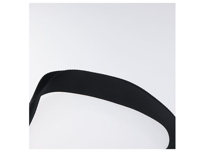 Borsa a Spalla PRADA in Nylon Nero Argento Autentica mr1401 - vista 8