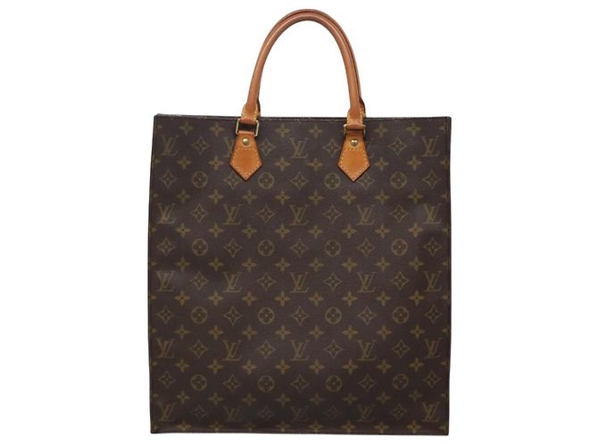 LOUIS VUITTON Borsa Sac Plat Monogram M51140 LV Auth 128308 Monogramma - vista 13